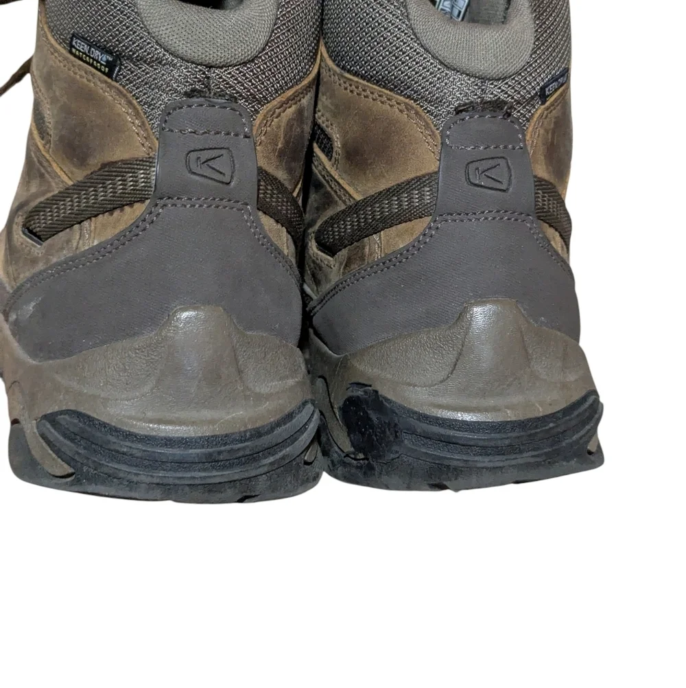 KEEN Circadia Mid Height Waterproof Hiking Boots 11.5 Mens Gorpcore Brown